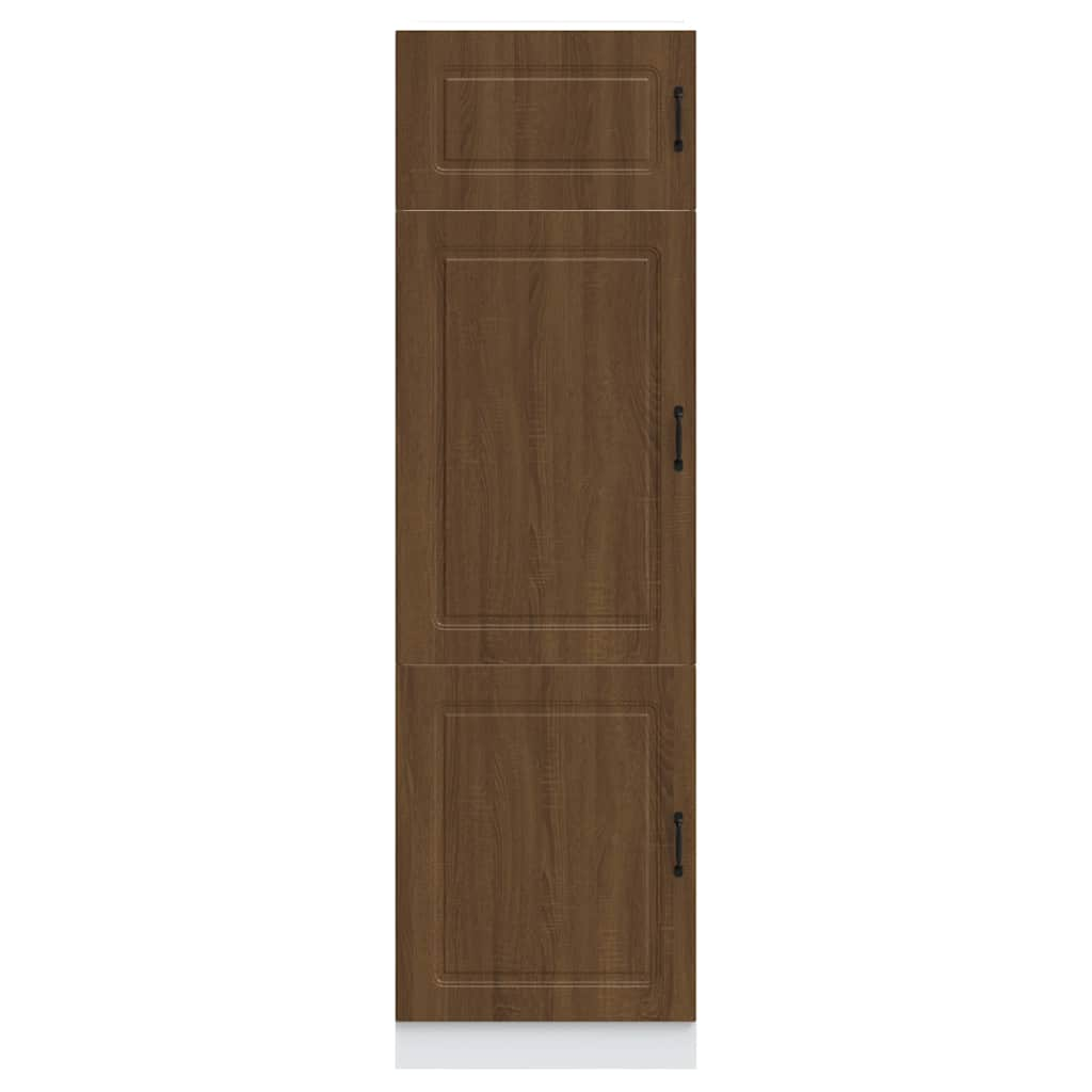 Kitchen Cupboard Kalmar Brown Oak Engineered Wood