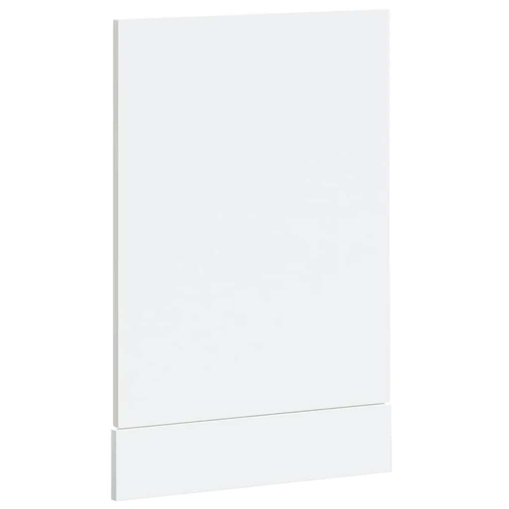 Dishwasher Panel Kalmar High Gloss White 45x1.5x67 cm Engineered Wood