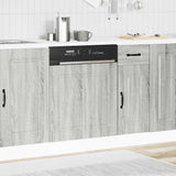 Dishwasher Panel Kalmar Grey Sonoma 60x1.5x67 cm Engineered Wood