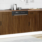 Dishwasher Panel Kalmar Brown Oak 60x1.5x67 cm Engineered Wood