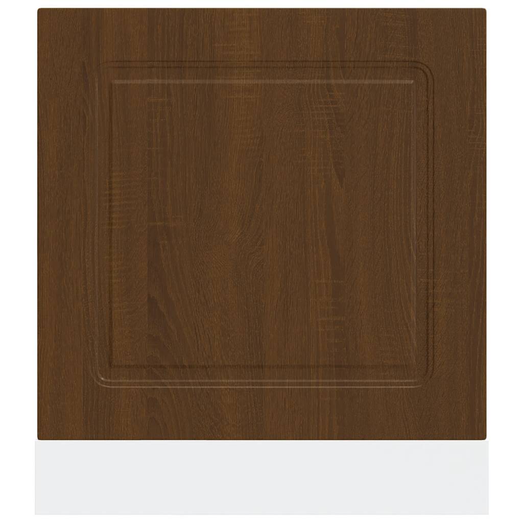 Dishwasher Panel Kalmar Brown Oak 60x1.5x67 cm Engineered Wood