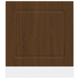 Dishwasher Panel Kalmar Brown Oak 60x1.5x67 cm Engineered Wood