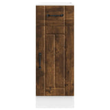 Kitchen Base Cabinet Lucca Smoked Oak Engineered Wood