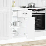 Kitchen Base Cabinet Lucca White Engineered Wood