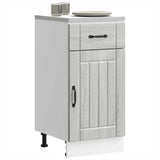 Kitchen Base Cabinet Lucca Grey Sonoma Engineered Wood