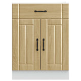 Kitchen Base Cabinet Lucca Sonoma Oak Engineered Wood