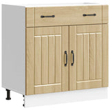 Kitchen Base Cabinet Lucca Sonoma Oak Engineered Wood