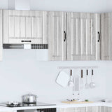 Kitchen Wall Cabinet Lucca Grey Sonoma Engineered Wood