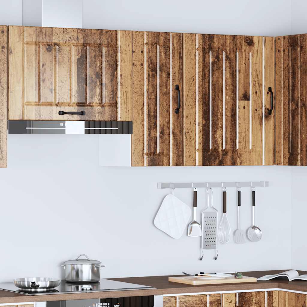 Kitchen Wall Cabinet Lucca Old Wood Engineered Wood