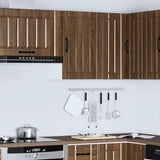 Kitchen Wall Cabinet Lucca Brown Oak Engineered Wood