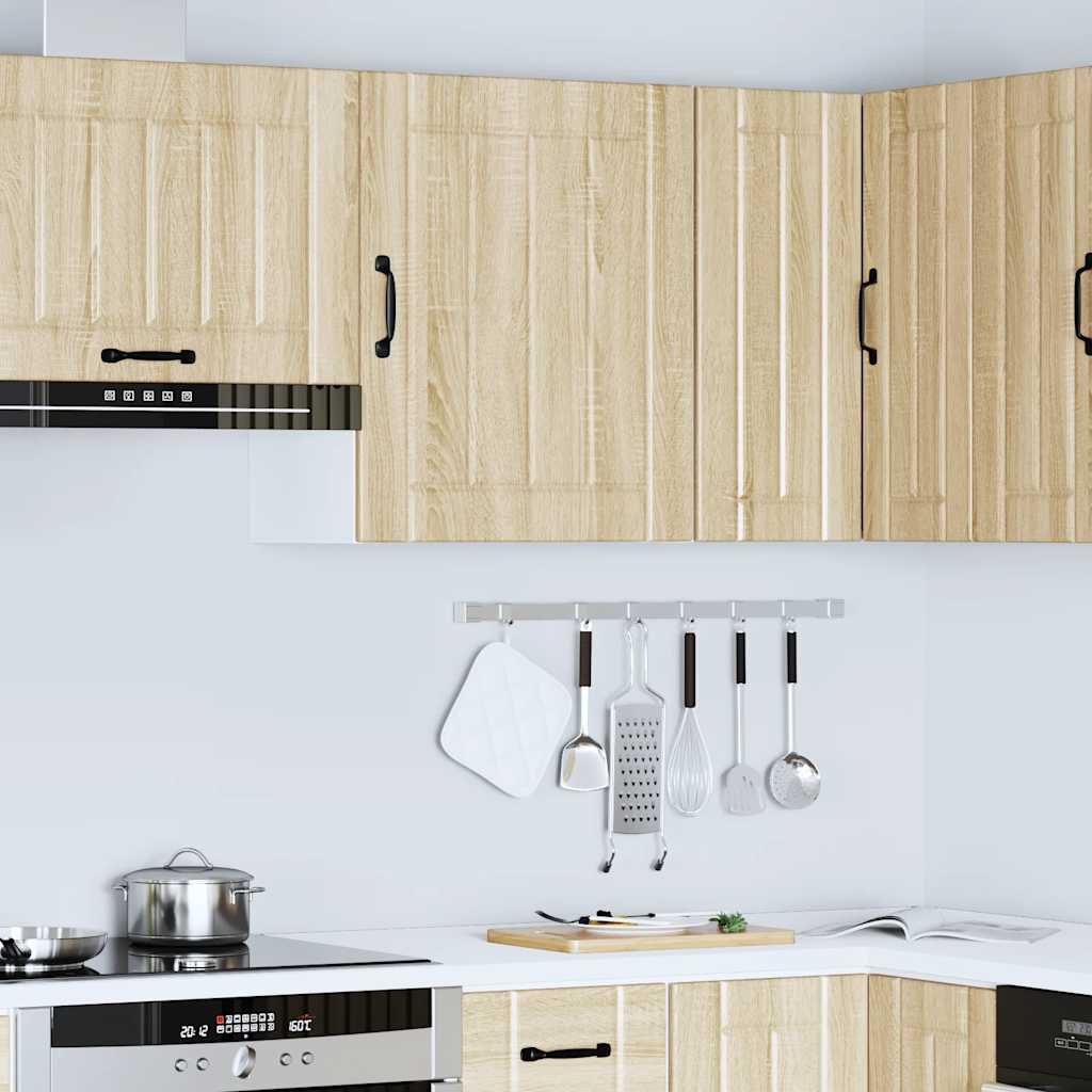 Kitchen Wall Cabinet Lucca Sonoma Oak Engineered Wood