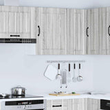 Kitchen Wall Cabinet Lucca Grey Sonoma Engineered Wood