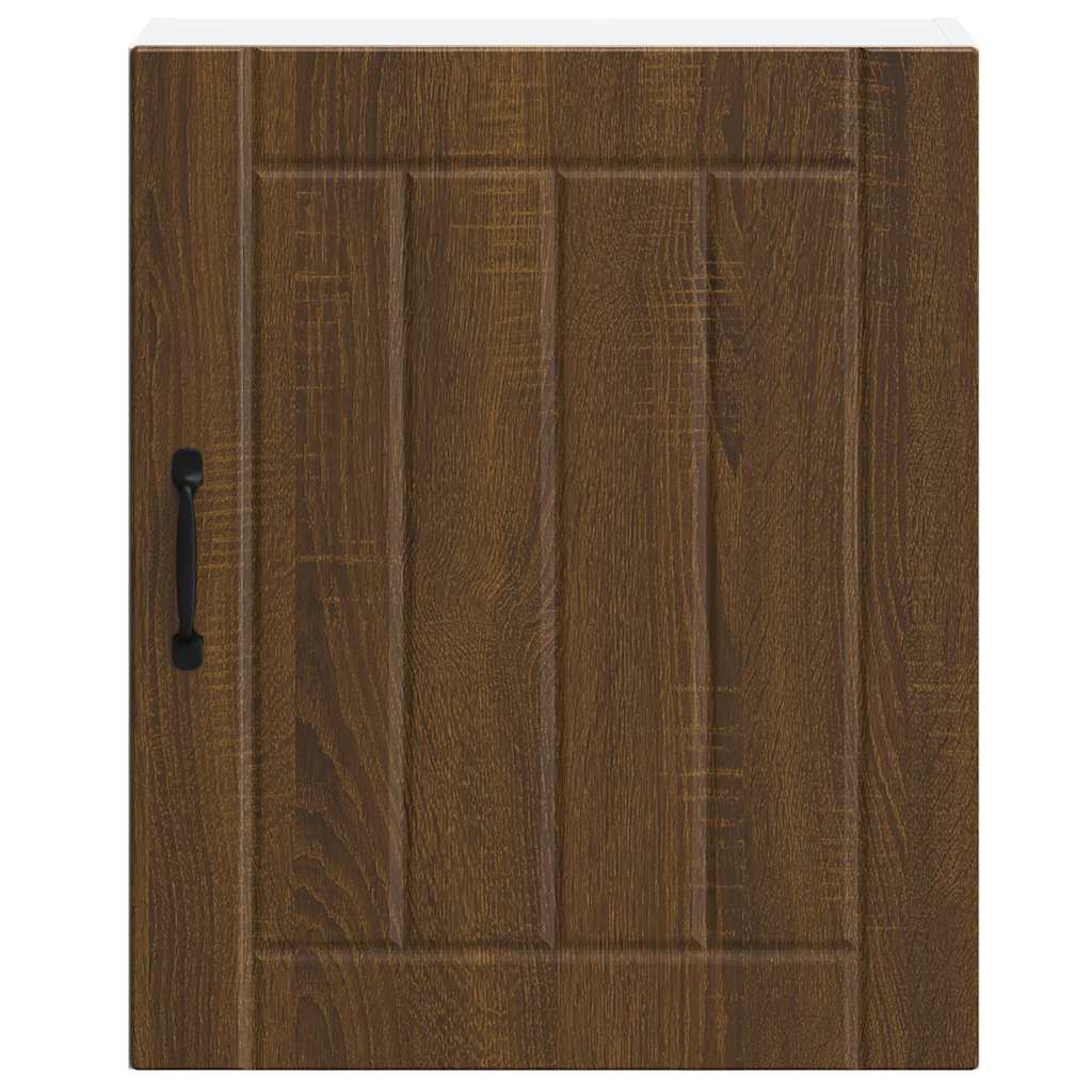 Kitchen Wall Cabinet Lucca Brown Oak Engineered Wood