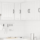 Kitchen Wall Corner Cabinet Lucca High Gloss White Engineered Wood