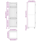 Kitchen Cupboard Lucca White Engineered Wood