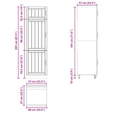 Kitchen Cupboard Lucca High Gloss White Engineered Wood