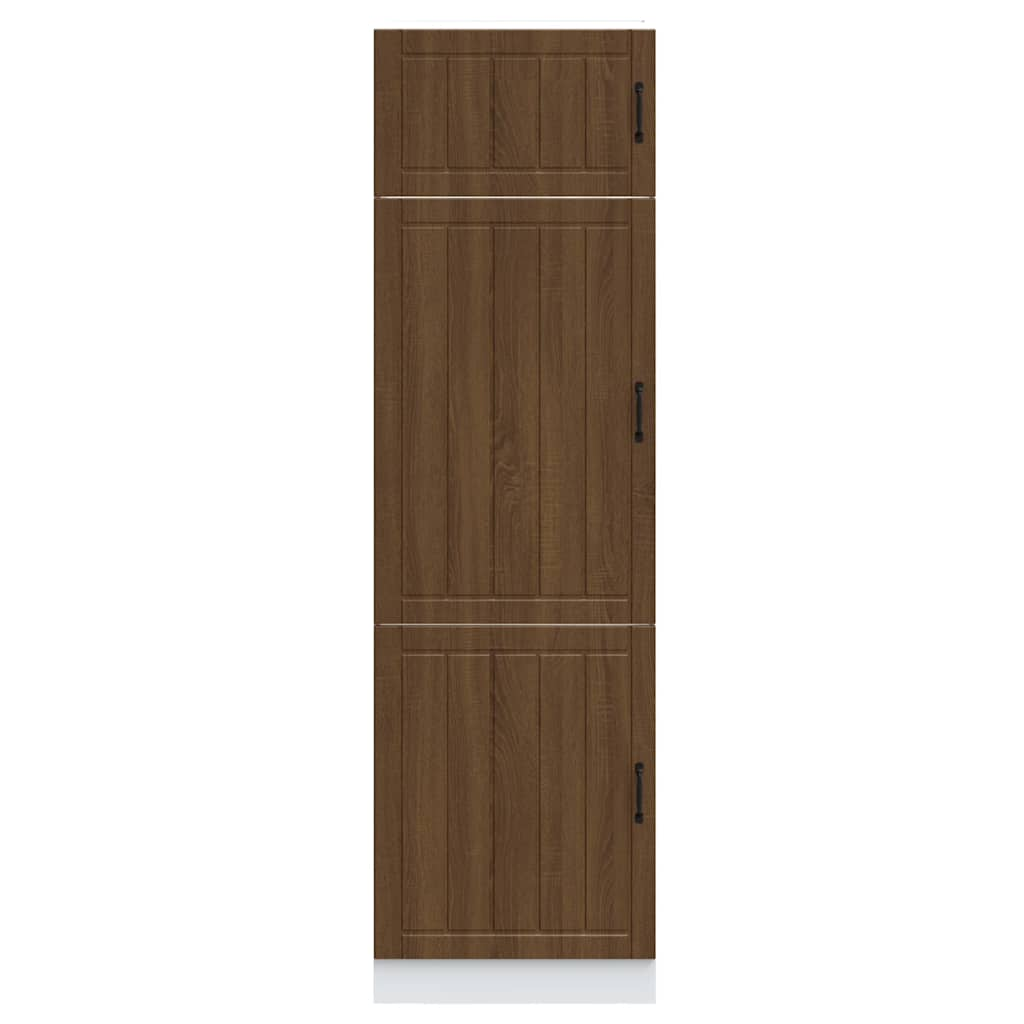 Kitchen Cupboard Lucca Brown Oak Engineered Wood