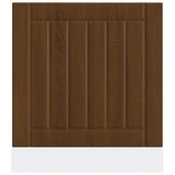 Dishwasher Panel Lucca Brown Oak Engineered Wood