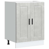 Kitchen Base Cabinet Porto Concrete Grey Engineered Wood