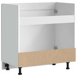 Sink Base Cabinet "Porto" Concrete Grey 80x46x81.5 cm Engineered Wood