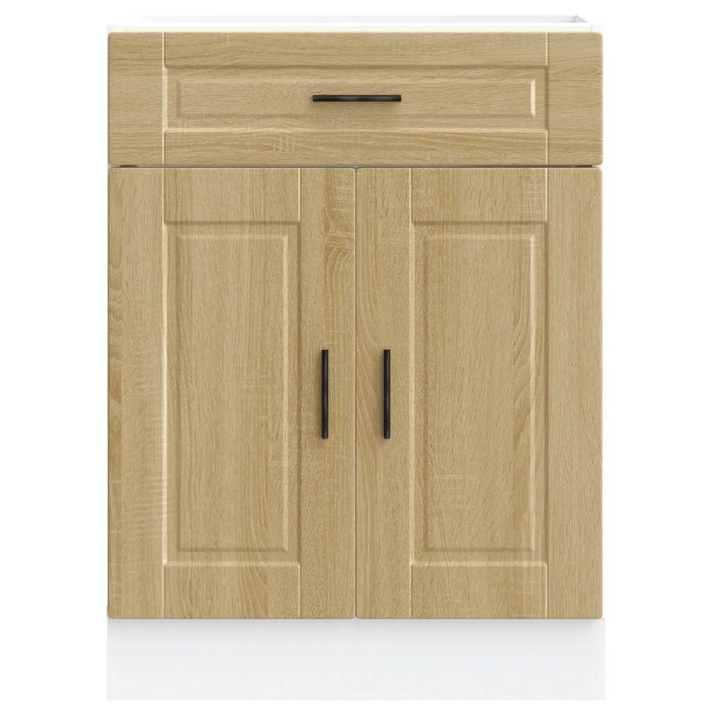 Kitchen Base Cabinet Porto Sonoma Oak Engineered Wood