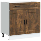 Kitchen Base Cabinet Porto Smoked Oak Engineered Wood