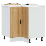 Kitchen Corner Base Cabinet Porto Artisan Oak Engineered Wood