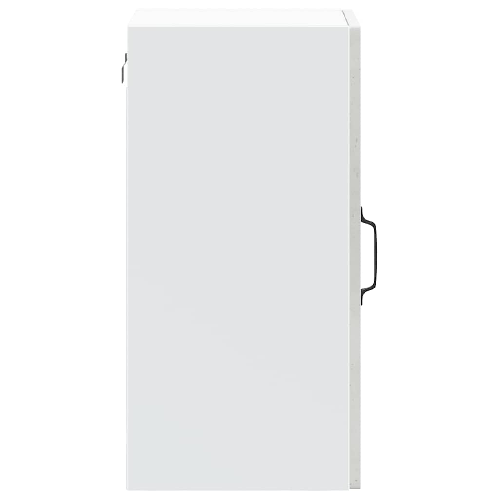 Kitchen Wall Cabinet with Glass Door Porto Concrete Grey