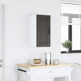 Kitchen Wall Cabinet Porto Black Engineered Wood