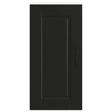 Kitchen Wall Cabinet Porto Black Engineered Wood