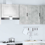 Kitchen Wall Cabinet Porto Concrete Grey Engineered Wood