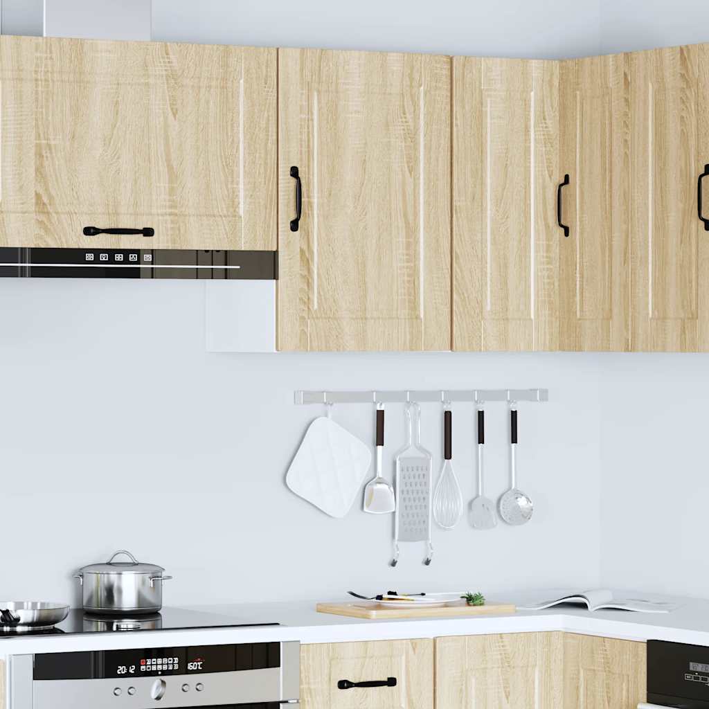 Kitchen Wall Cabinet Porto Sonoma Oak Engineered Wood