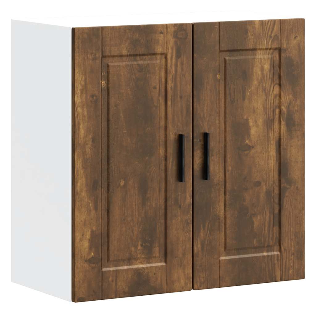 Kitchen Wall Cabinet Porto Smoked Oak Engineered Wood