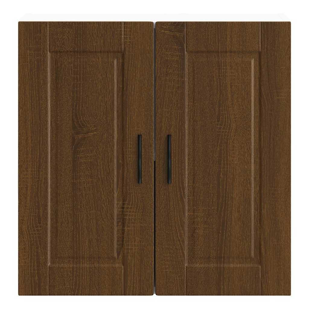 Kitchen Wall Cabinet Porto Brown Oak Engineered Wood