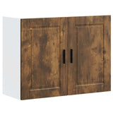 Kitchen Wall Cabinet Porto Smoked Oak Engineered Wood