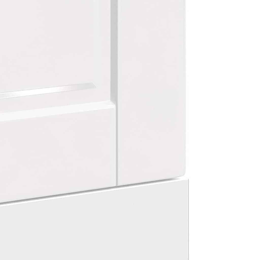 Dishwasher Panel Porto High Gloss White 45x1,5x67 cm Engineered Wood