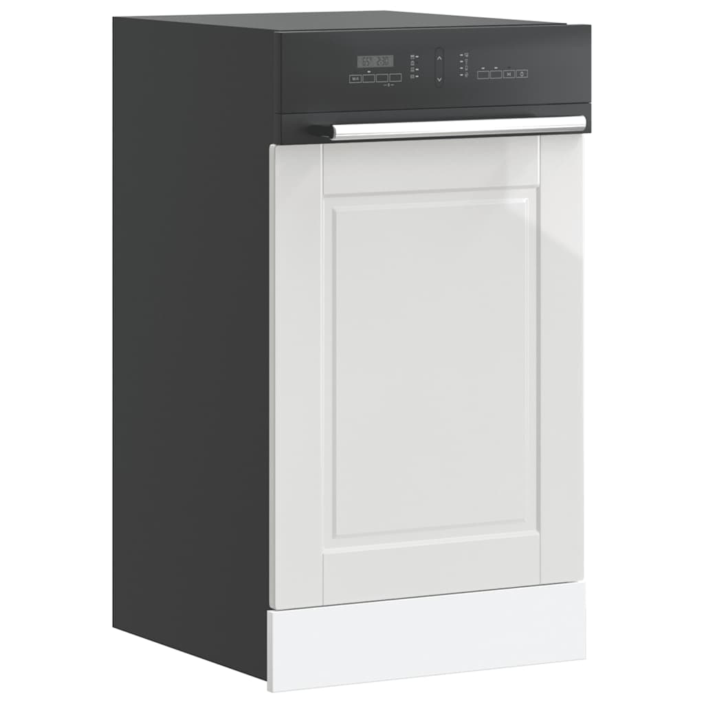 Dishwasher Panel Porto High Gloss White 45x1,5x67 cm Engineered Wood