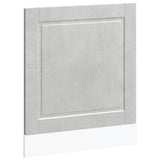 Dishwasher Panel Porto Concrete Grey 60x1.5x67 cm Engineered Wood