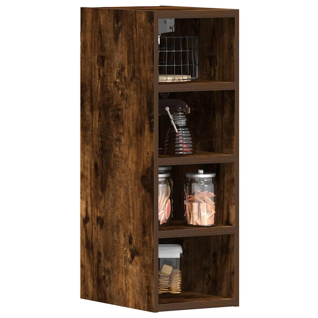 Hanging Cabinet Riga Smoked Oak 20x29.5x60 cm Engineered Wood