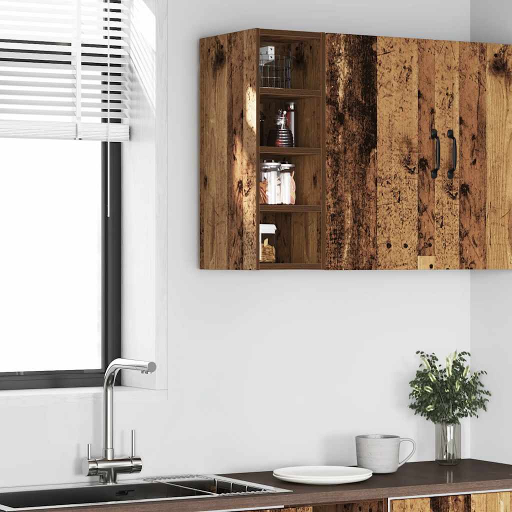 Hanging Cabinet Riga Old Wood 20x29.5x60 cm Engineered Wood