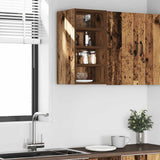 Hanging Cabinet Riga Old Wood 30x29.5x60 cm Engineered Wood