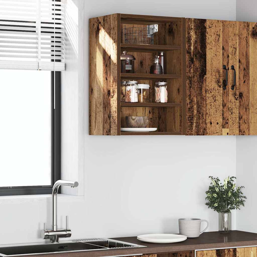 Hanging Cabinet Riga Old Wood 40x29.5x60 cm Engineered Wood