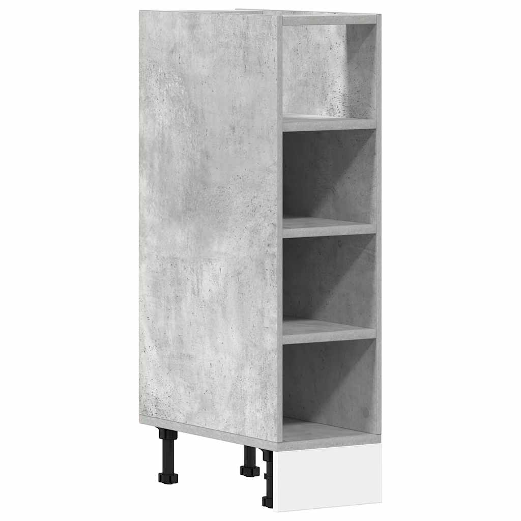 Bottom Cabinet Riga Concrete Grey 20x44.5x81.5 cm Engineered Wood