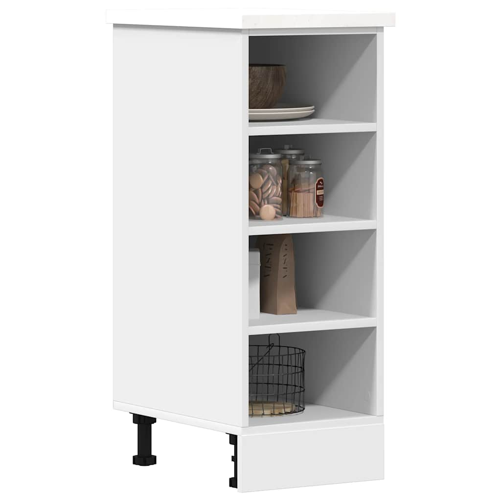 Bottom Cabinet Riga White 30x44.5x81.5 cm Engineered Wood