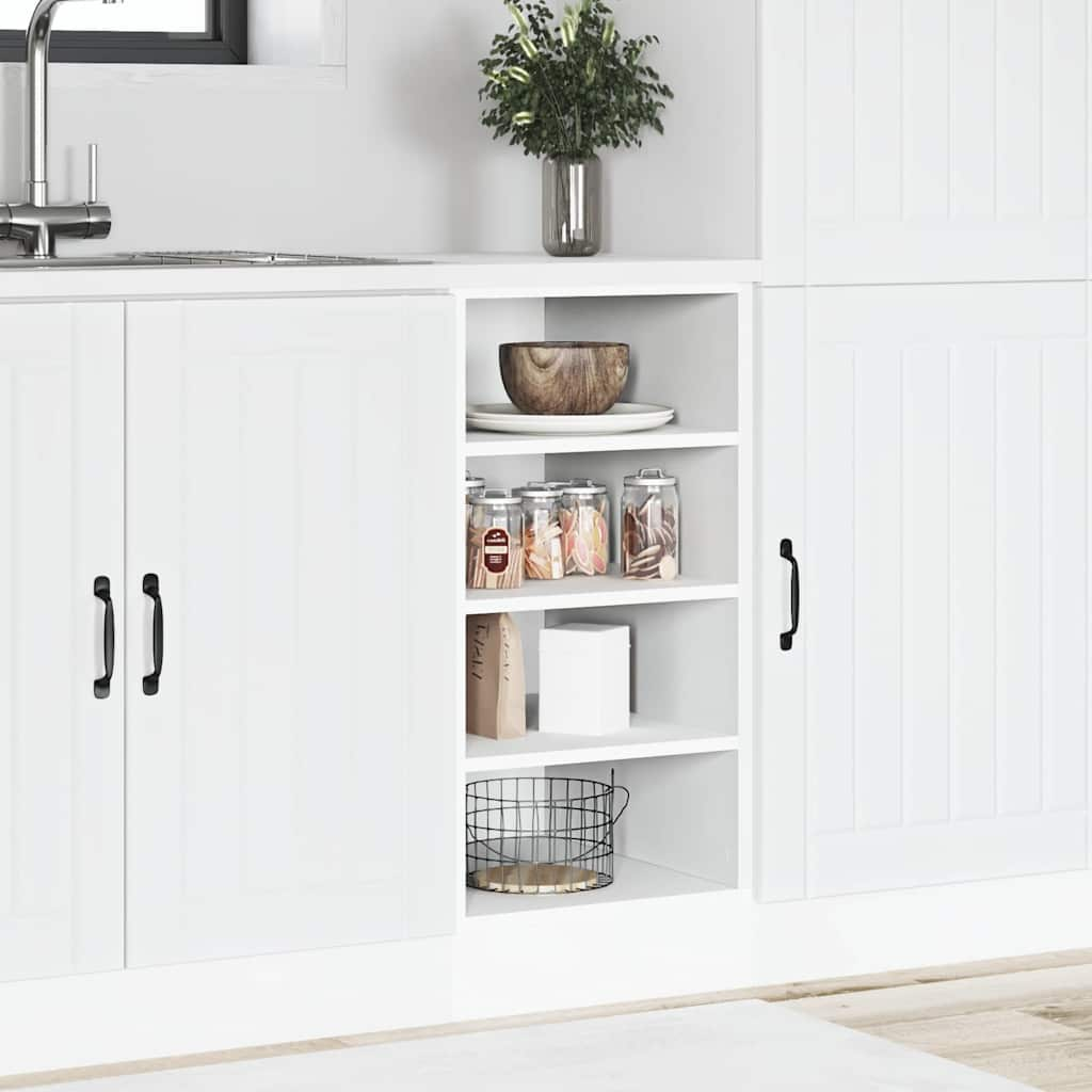 Bottom Cabinet Riga White 40x44.5x81.5 cm Engineered Wood