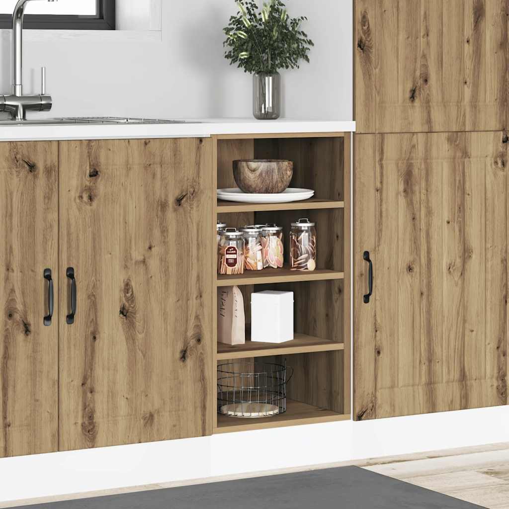 Bottom Cabinet Riga Artisan Oak 40x44.5x81.5 cm Engineered Wood