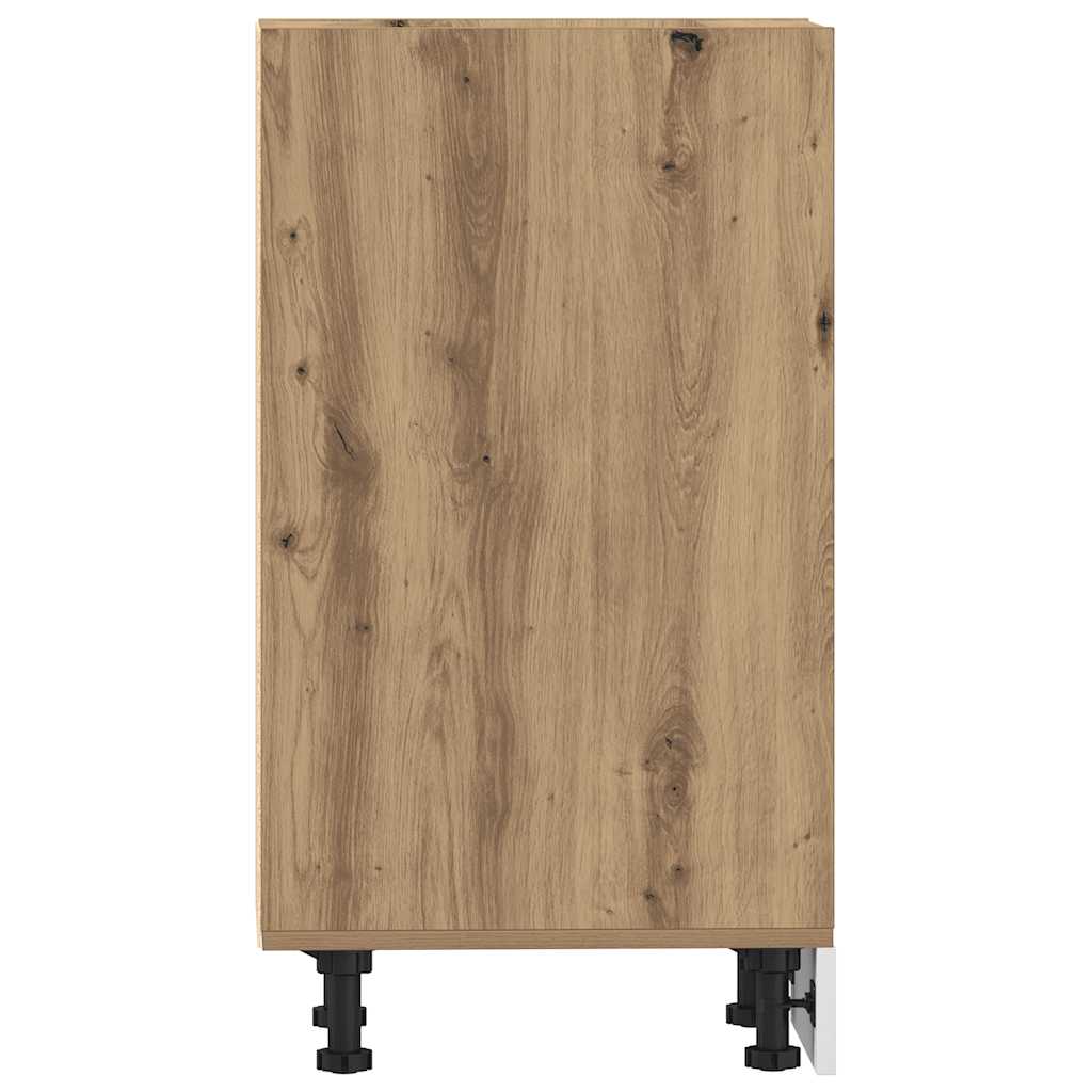 Bottom Cabinet Riga Artisan Oak 40x44.5x81.5 cm Engineered Wood