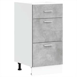 Bottom Cabinet Lyon Concrete Grey 40x46x81.5 cm Engineered Wood