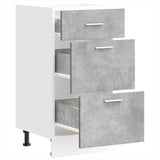 Bottom Cabinet Lyon Concrete Grey 40x46x81.5 cm Engineered Wood