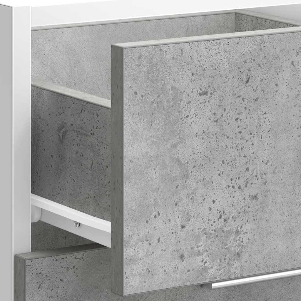 Bottom Cabinet Lyon Concrete Grey 40x46x81.5 cm Engineered Wood